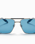 Akoni Hera Brushed Black Palladium Silver - Blue Aks203B Size 58, Sunglasses - Dayal optical