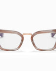 Akoni Luna Crystal Nude Grey & Rose Gold Akx419-B Size 49, Frame - Dayal opticals