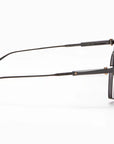 Akoni Tiros Black Iron & Black Crystal Aks510-A Size 58, Sunglasses - Dayal opticals