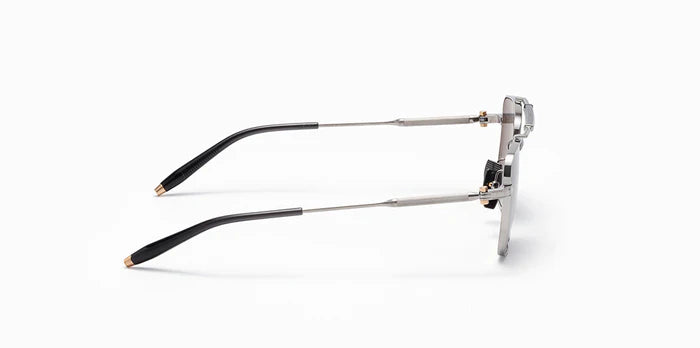 Akoni Europa Brushed Palladium Aks200B Size 50 , Sunglasses - Dayal opticals  