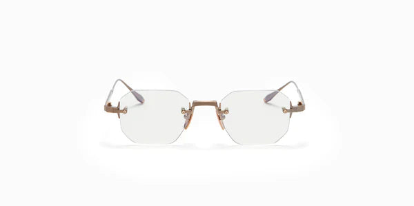 Akoni Juno One Antiqued White Gold Akx308-B Size 47, Frame - Dayal opticals 